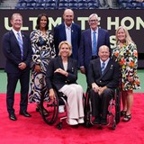 Esther Vergeer and Rick Draney honoured in Hall of Fame Ring Ceremony